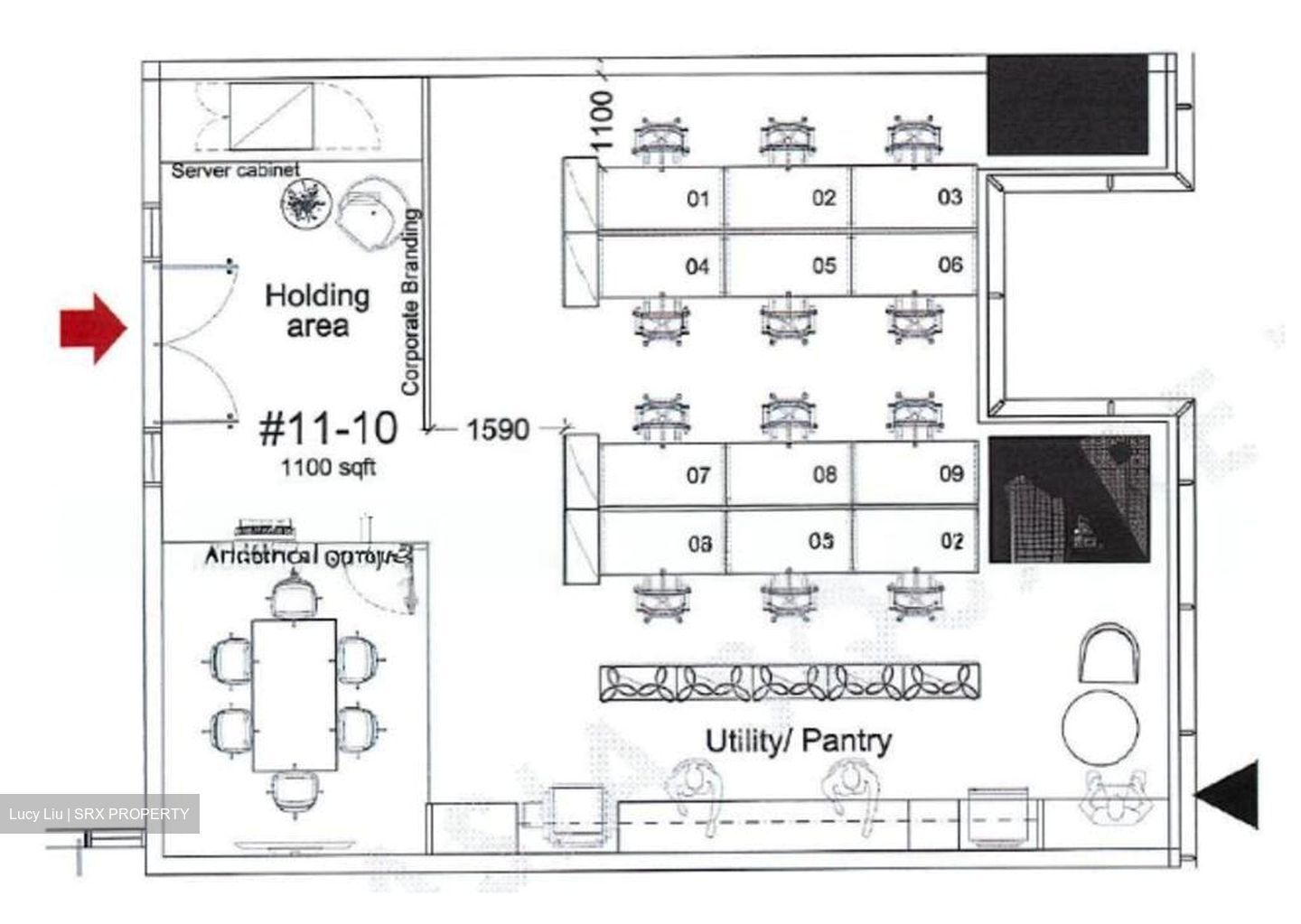 Asia Square Tower 1 (D1), Office #597563671
